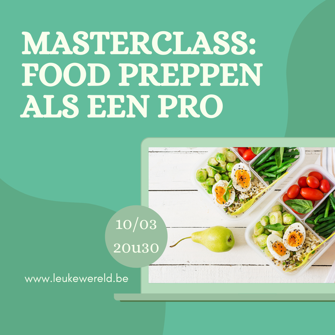 FOOD PREPPEN ALS EEN PRO